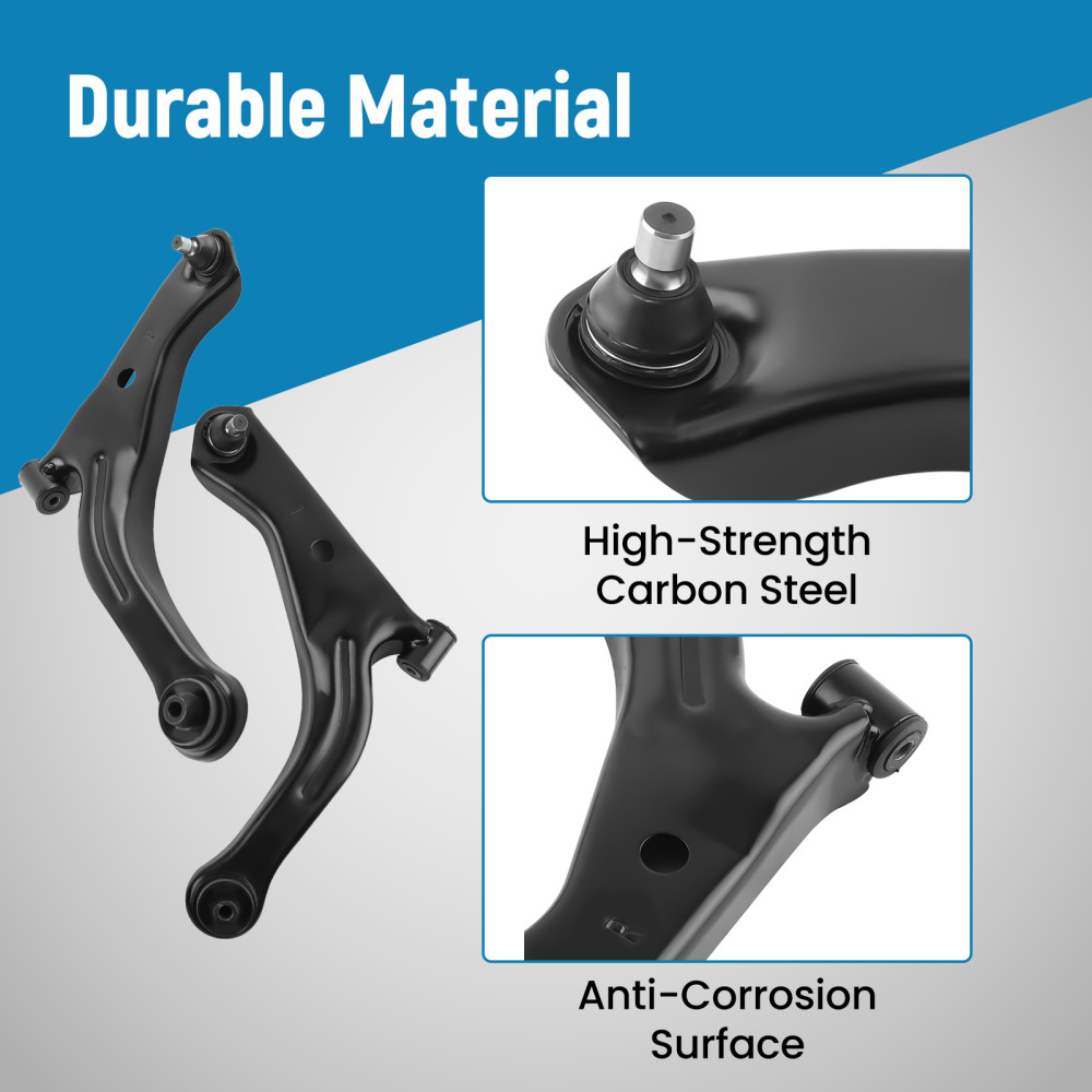 4 Pcs Front Lower Control Arm Ball Joint Sway Bar Kit compatible for Ford Escape 04 - 12