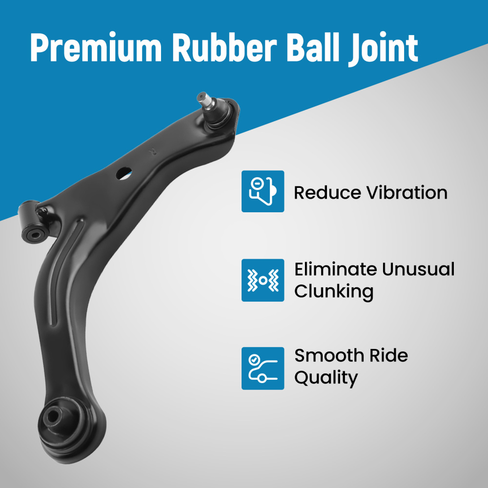 4 Pcs Front Lower Control Arm Ball Joint Sway Bar Kit compatible for Ford Escape 04 - 12