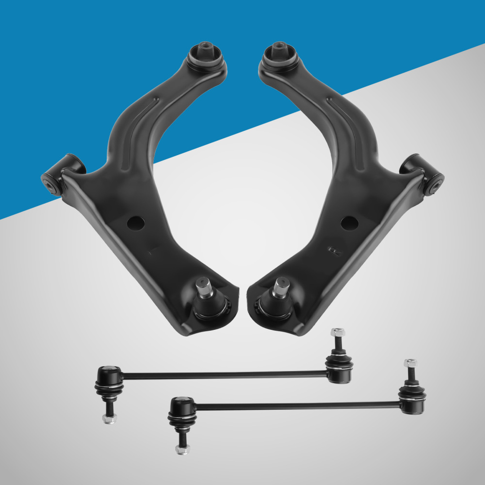 4 Pcs Front Lower Control Arm Ball Joint Sway Bar Kit compatible for Ford Escape 04 - 12