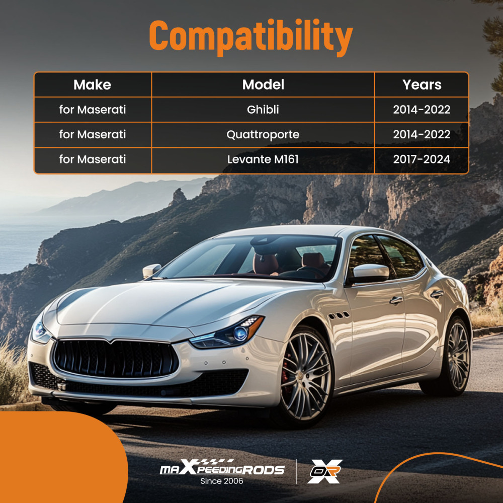 BRACCI DI CONTROLLO INFERIORI ANTERIORI compatibile per MASERATI GHIBLI QUATTROPORTE 2014-22