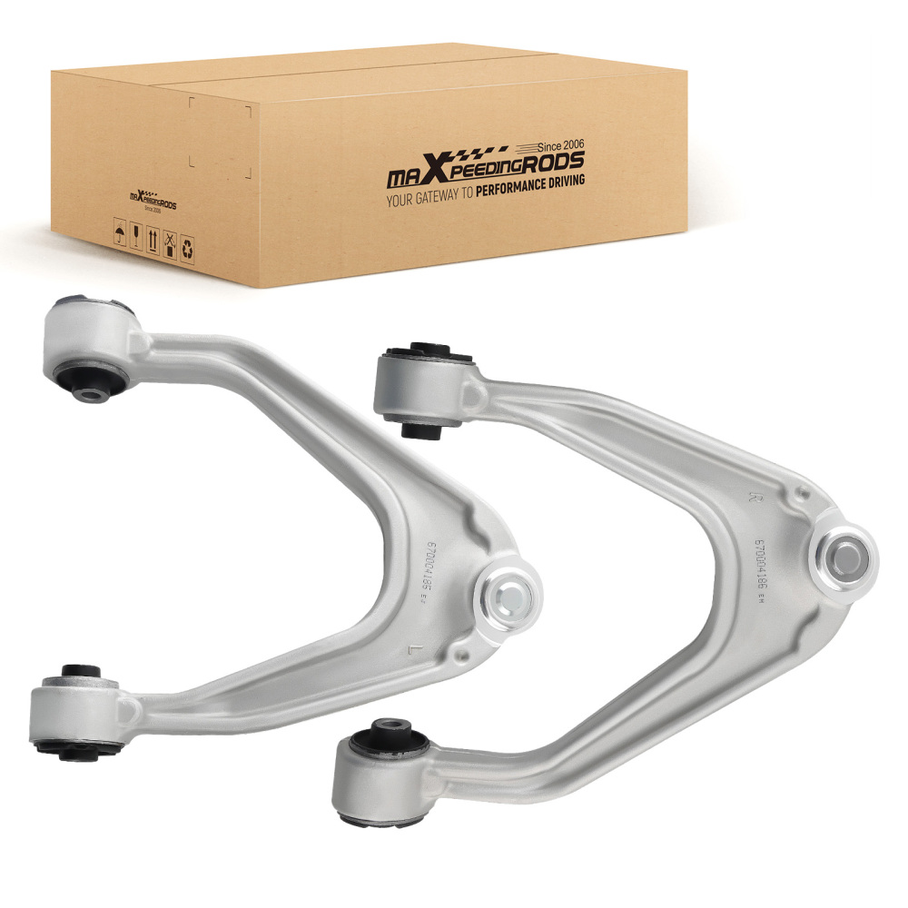 Front Upper Control Arms LH RH for 2014-2022 compatible for Maserati Quattroporte Ghibli M156