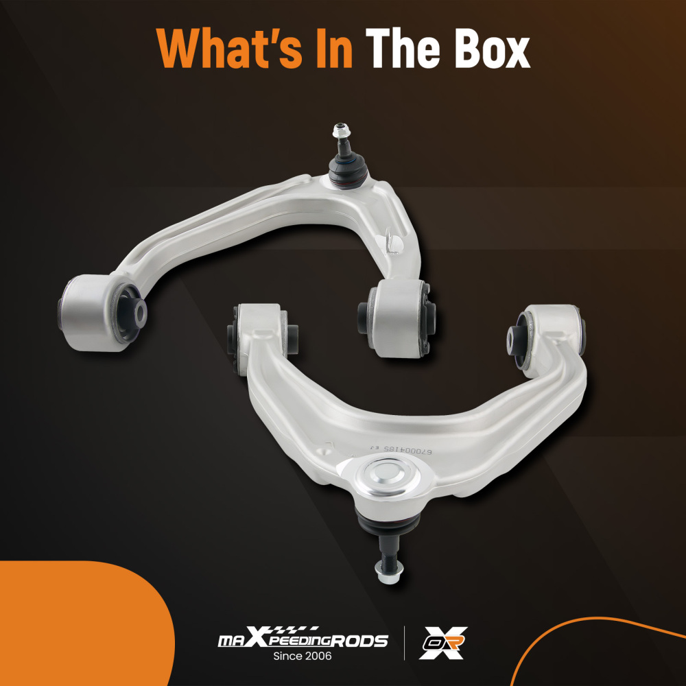 2pcs Front Upper Control Arms compatible for Maserati Ghibli Quattroporte M156 670004185