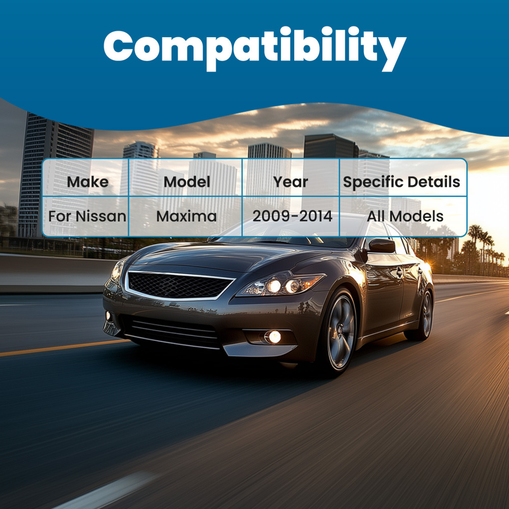 12x Front Suspension Kit Control Arm w/Sway Bar Link compatible for Nissan Maxima 2009-2014