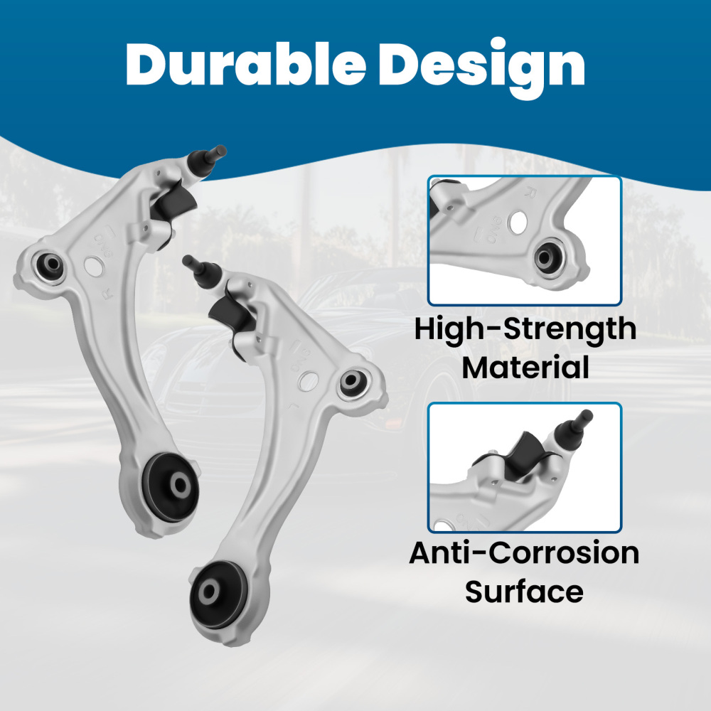 12x Front Suspension Kit Control Arm w/Sway Bar Link compatible for Nissan Maxima 2009-2014