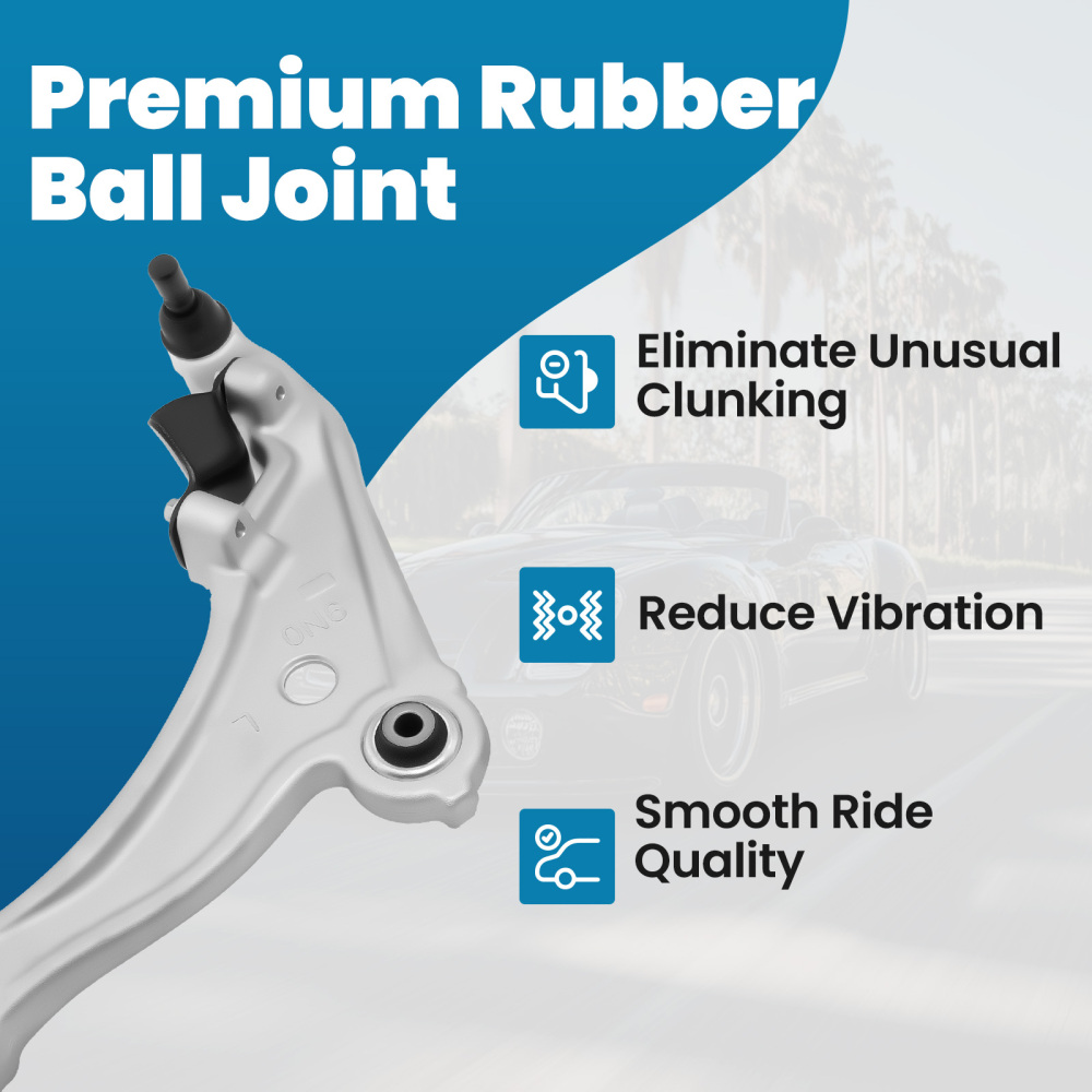 12x Front Suspension Kit Control Arm w/Sway Bar Link compatible for Nissan Maxima 2009-2014