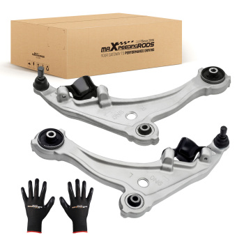 Front Lower Control Arms Suspension Kit for 2009-2014 compatible for Nissan Maxima w/ Gloves