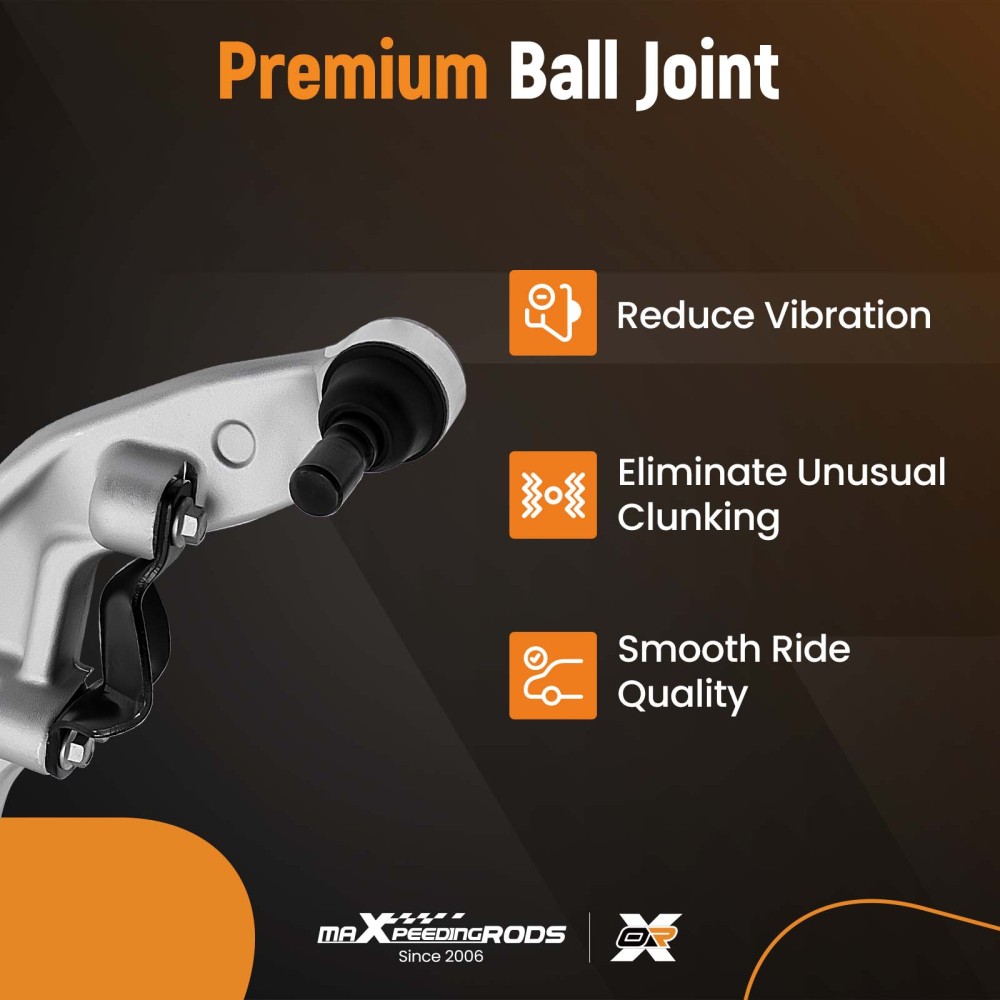 4pcs SteeringSuspension Kit Front Control Arm compatible for Nissan Maxima 2009-2014