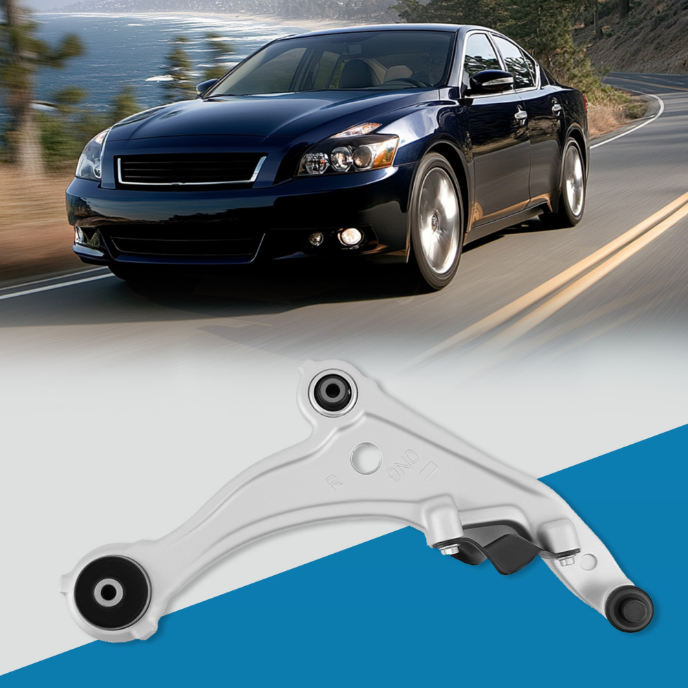 Front Right Lower Control Arm w/ Ball Joint Assembly compatible for Nissan Maxima 2009-2014
