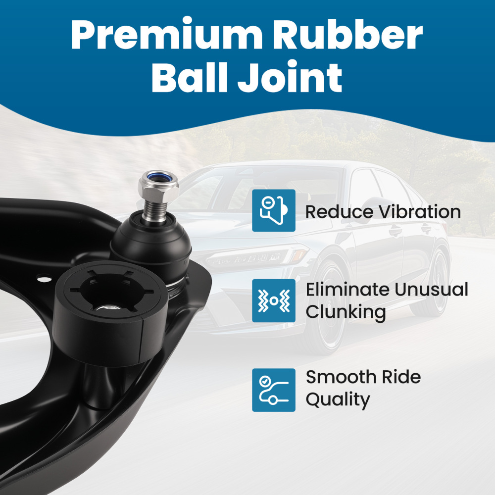 2pc Front Upper Control Arm Ball Joints compatible for Ford Fusion compatible for Lincoln MKZ compatible for Mazda 6