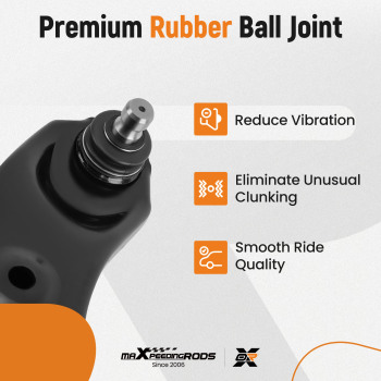 2pcs Front Lower Control Arms w/ Ball Joint for 2014 2015 2016 2017 2018 compatible for Mazda 3