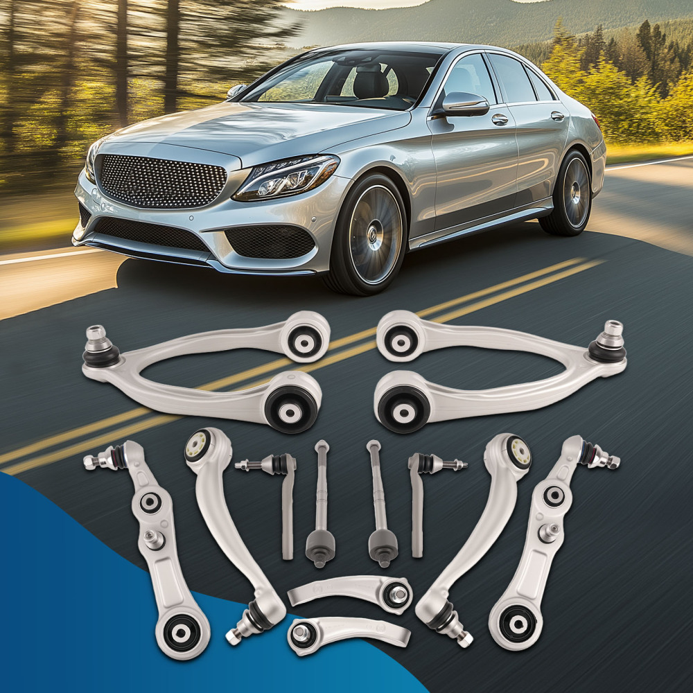 maXpeedingrods Front Control Arm Suspension Kit compatible for Mercedes-Benz C300 2015-2020