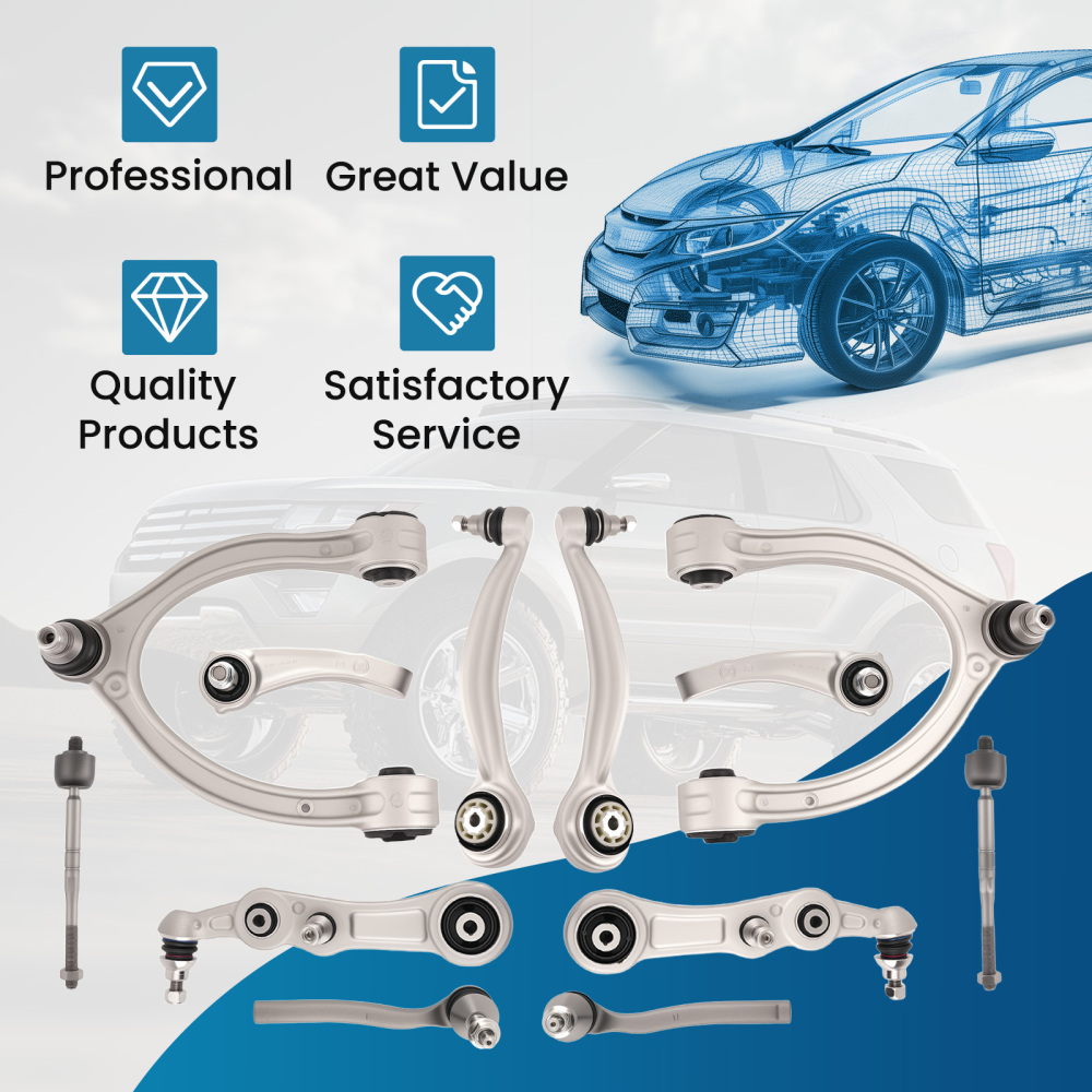 maXpeedingrods Front Control Arm Suspension Kit compatible for Mercedes-Benz C300 2015-2020