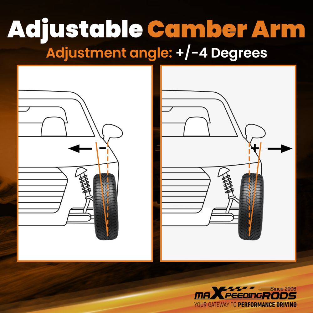 Rear Lower Upper Camber Arms compatible for Mini R50 R52 R53 R55 R56 R57 R58 R59 suspension arms