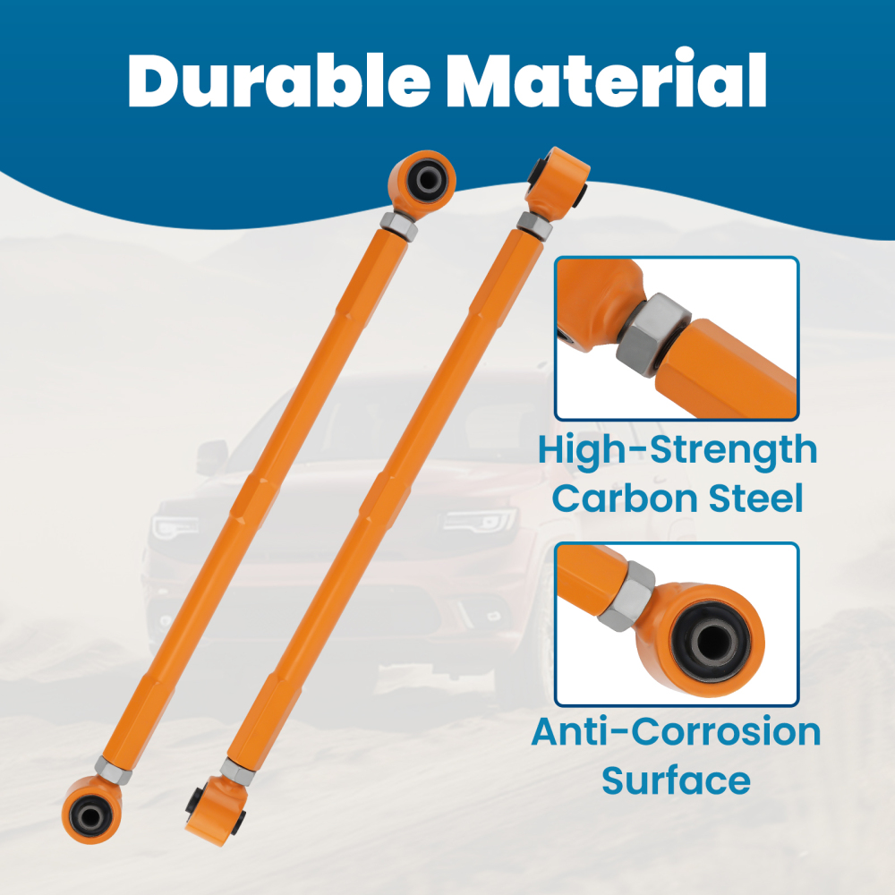 Adjustable Rear Lower Control Arms Kit compatible for Mini Cooper R50 R52 R56 R57 2002-2013 suspension arms