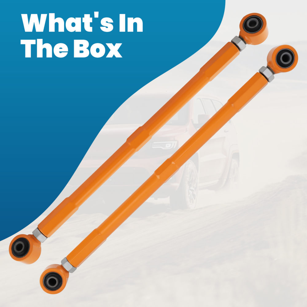 Adjustable Rear Lower Control Arms Kit compatible for Mini Cooper R50 R52 R56 R57 2002-2013 suspension arms