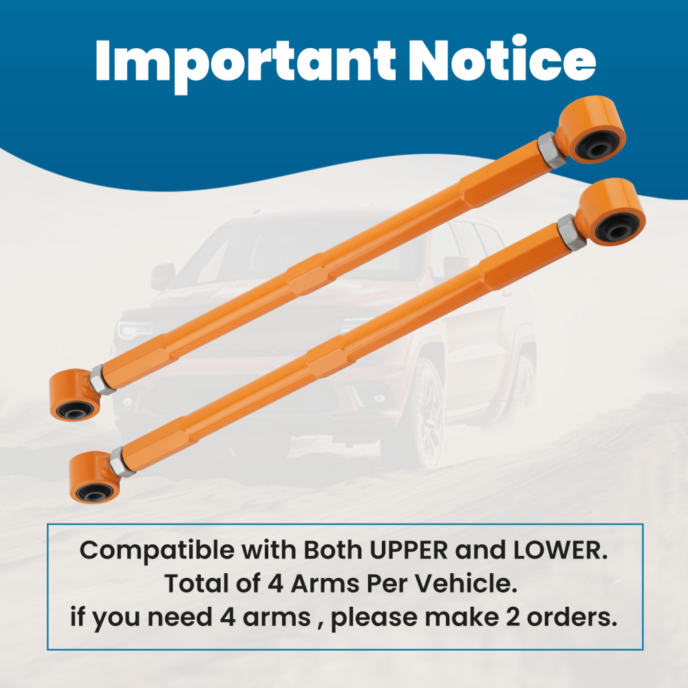 Adjustable Rear Lower Control Arms Kit compatible for Mini Cooper R50 R52 R56 R57 2002-2013 suspension arms