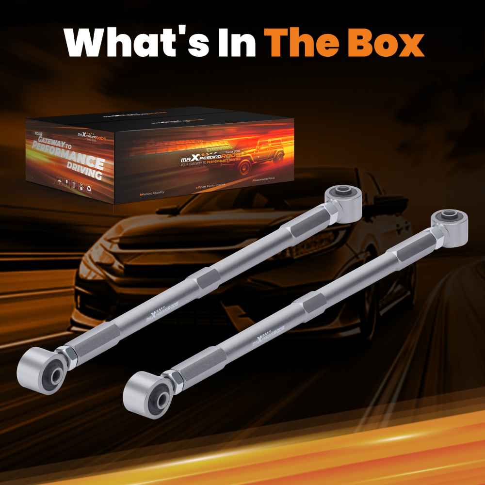 2X Brazo de control compatible para Mini Cooper R50 R52 R53 R55 R56 Trasero Camber Arm