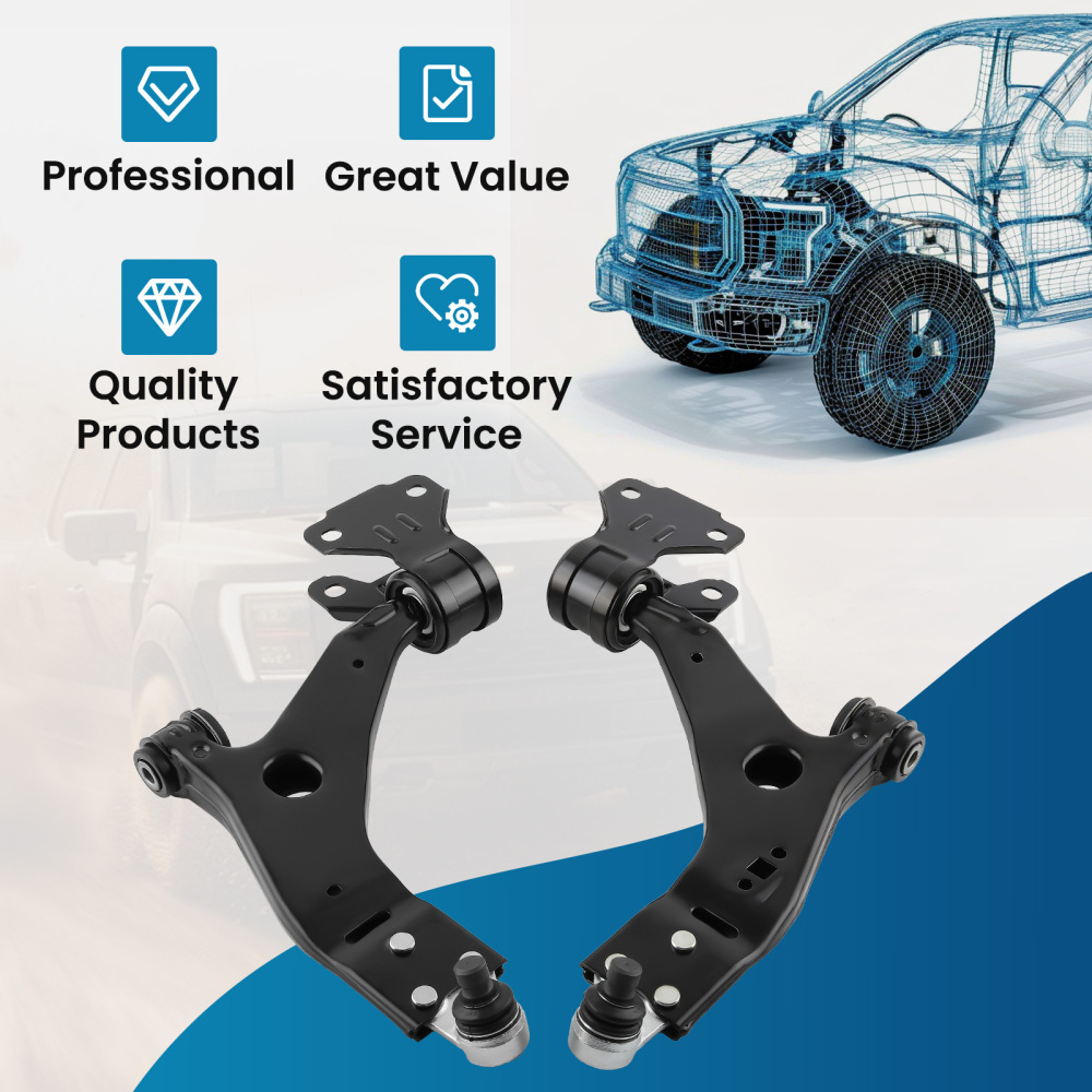 2X BRAS DE COMMANDE INFÉRIEURS AVANT DROIT + GAUCHE compatible pour FORD FOCUS MK3 2011-2015