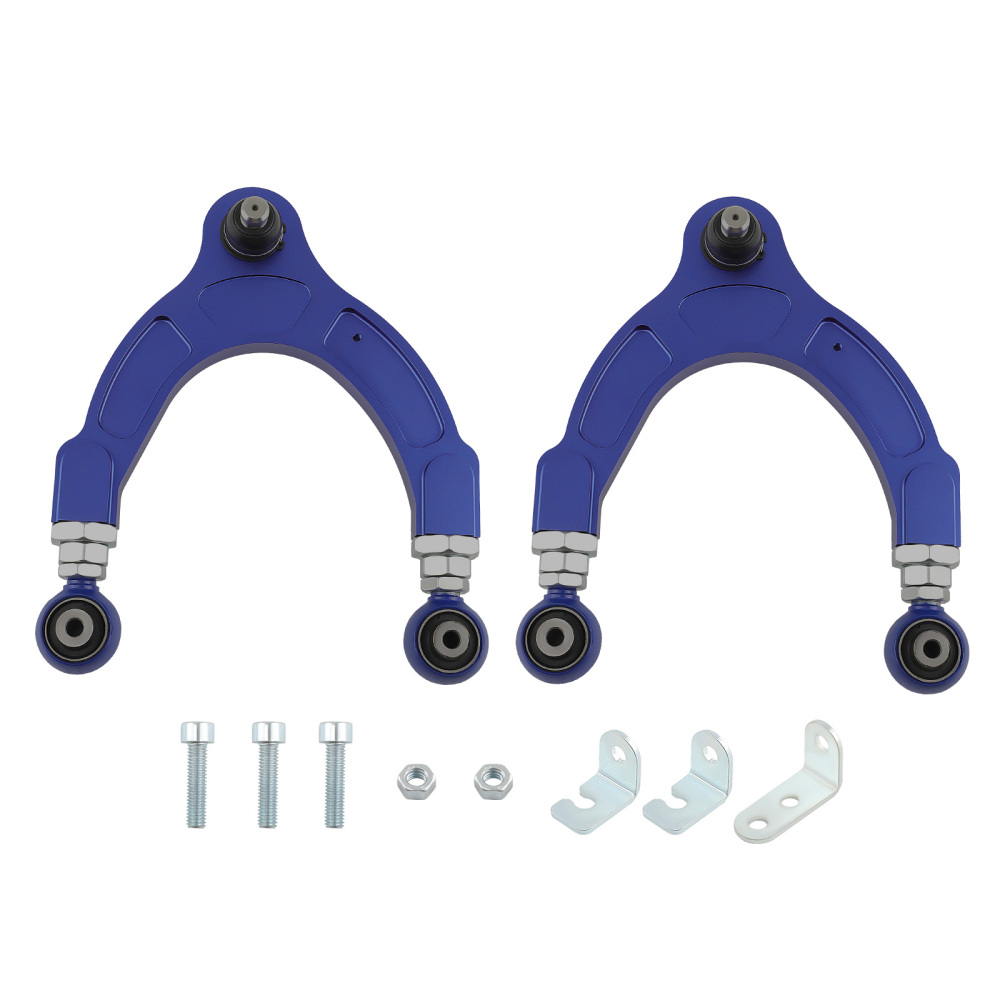 2pcs Aluminum Adjustable Front Upper Control Arms compatible for Tesla Model 3 2017-2024