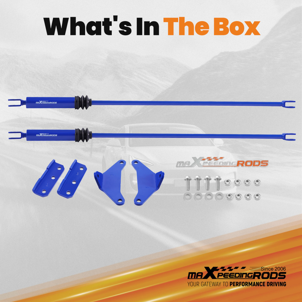 Adjustable Upper Control Arms Balance Damper Rod Bar for 2017-2023 compatible for Tesla Model 3