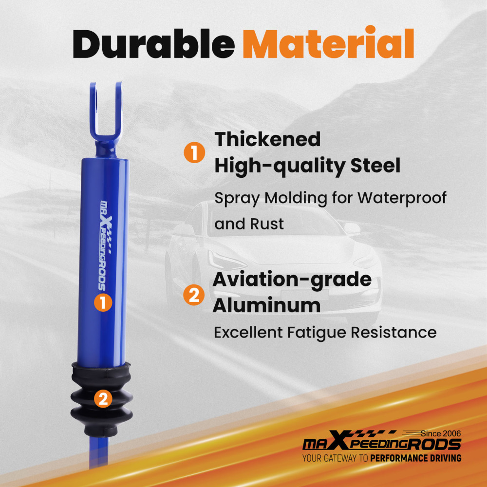 Adjustable Upper Control Arms Balance Damping Rods for 2017-2024 compatible for Tesla Model Y