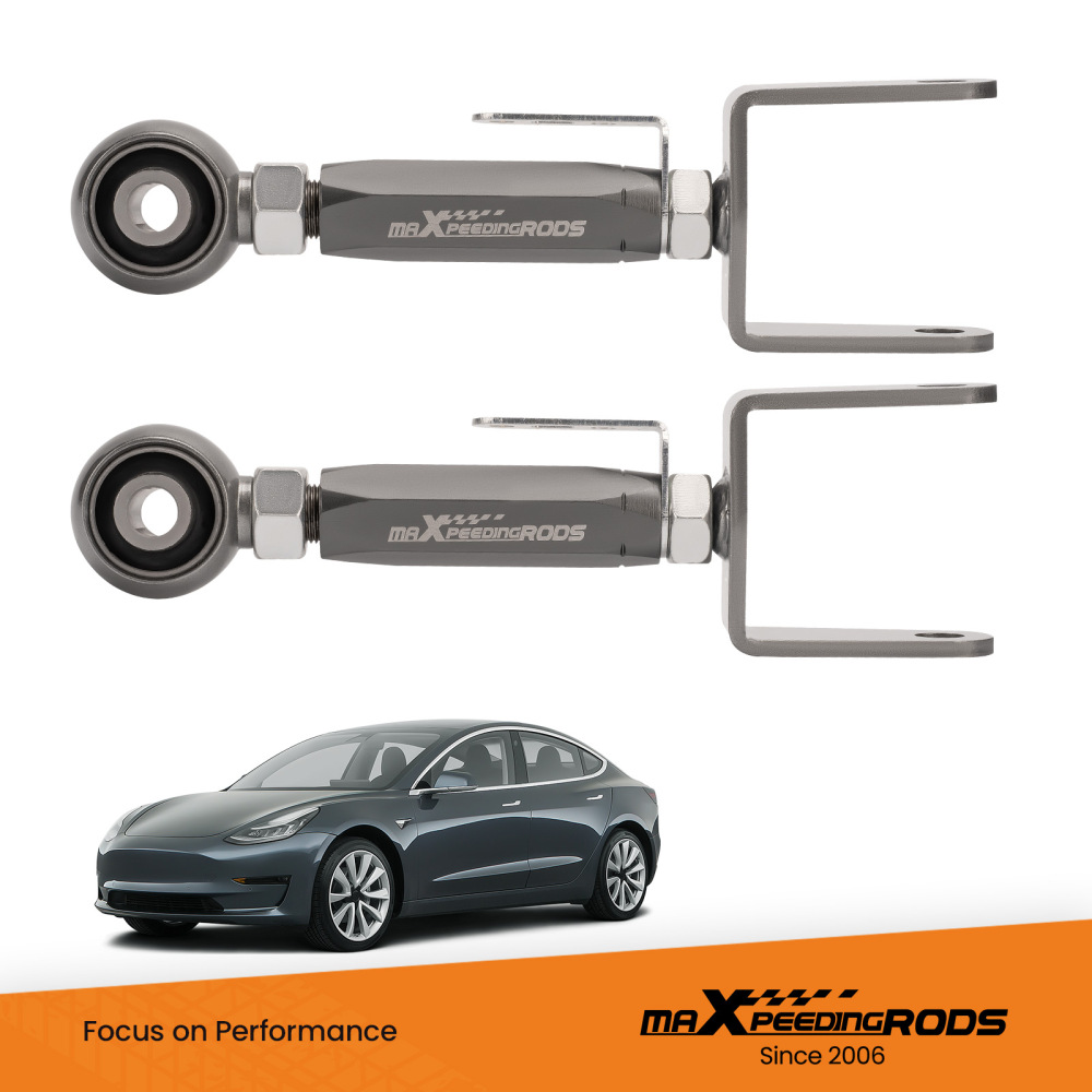 2PCS ADJUSTABLE REAR CAMBER ARMS KIT compatible para TESLA MODEL 3 2017+ MODEL Y 2017+
