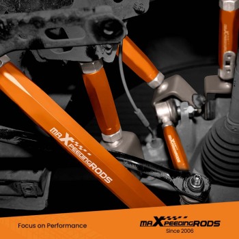 2x Adjustable Rear Alignment Toe Control Arms Kit compatible for Tesla model 3 / Y 2017-21