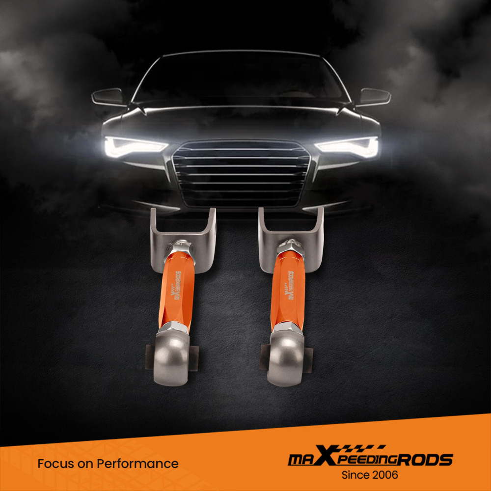 2x Adjustable Rear Trailing Arms Kits compatible for Tesla Model 3 / Y 2017-2022 6061-T6