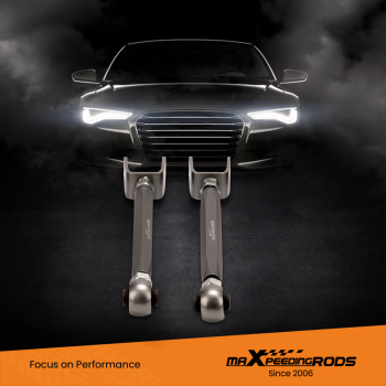 2x Adjustable Rear Lower Trailing Control Arms compatible for Tesla Model 3 / Y 2017-2022