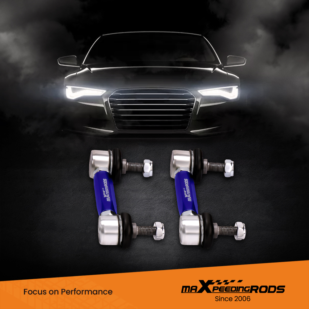 Pair Adjustable Rear Stabilizer End Links Drop Link compatible for Tesla model 3 2017-2022