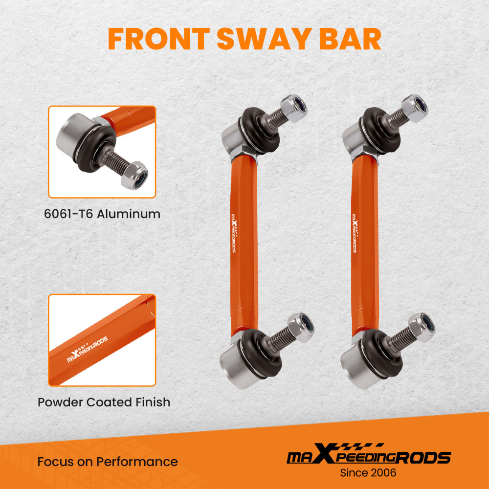 Adjustable Front Anti-Roll Bar End Link Stabilizer compatible for Tesla model 3 / Y 2017-Up