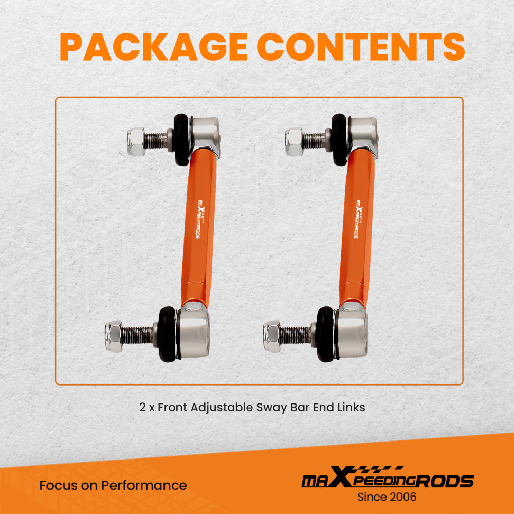 Adjustable Front Anti-Roll Bar End Link Stabilizer compatible for Tesla model 3 / Y 2017-Up