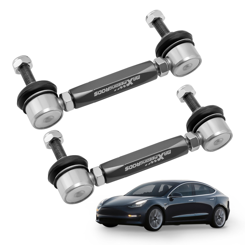 Adjustable Rear Swaybar End Link Kits Anti-Roll Bar compatible for Tesla model 3 / Y 2017+