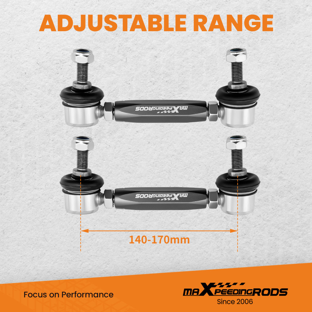 Adjustable Rear Swaybar End Link Kits Anti-Roll Bar compatible for Tesla model 3 / Y 2017+