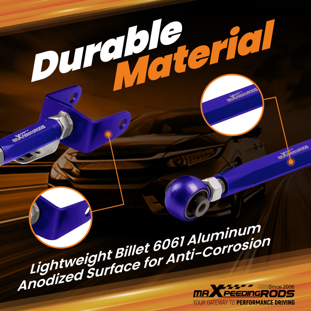 Adjustable Control A-Arms Camber Toe Arm End Links compatible for Tesla Model 3 / Y2017+