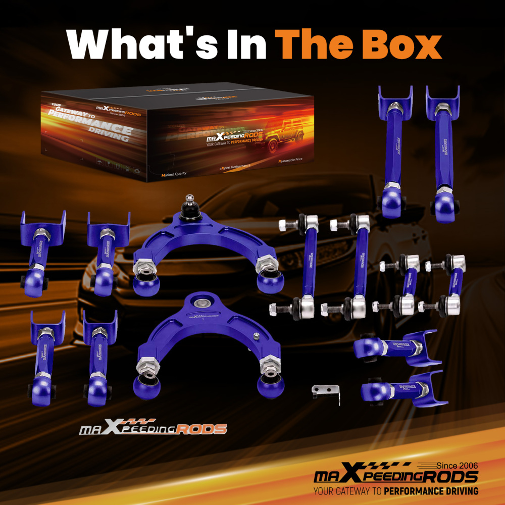 Adjustable Control A-Arms Camber Toe Arm End Links compatible for Tesla Model 3 / Y2017+