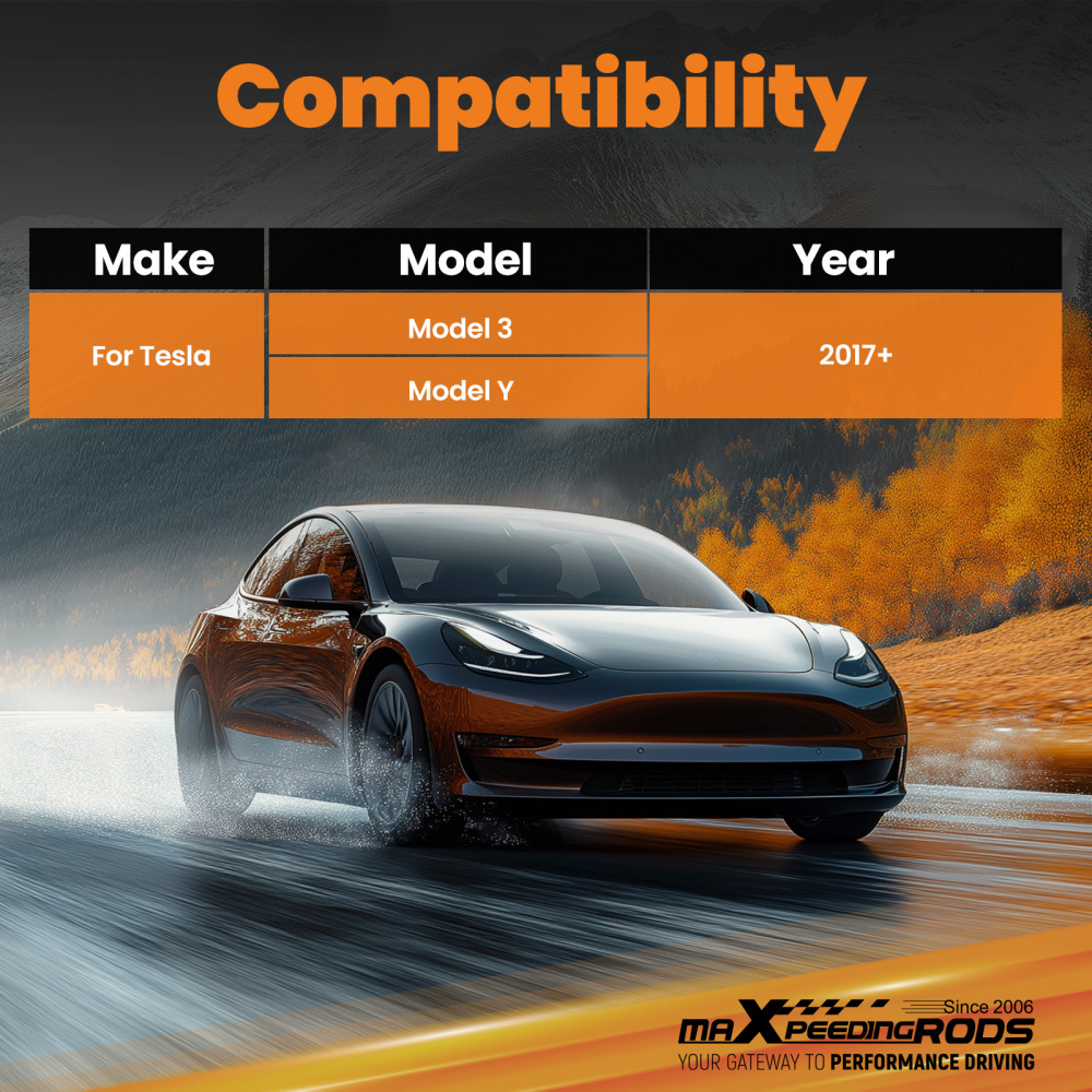 Adjustable Control A-Arms Camber Toe Arm End Links compatible for Tesla Model 3 / Y2017+