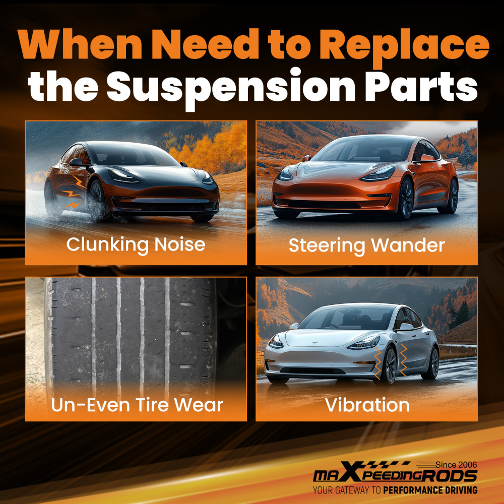 Adjustable Control A-Arms Camber Toe Arm End Links compatible for Tesla Model 3 / Y2017+