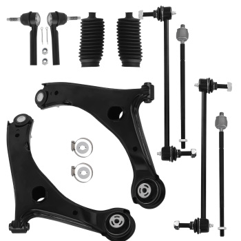 Front Lower Control Arms Sway Bar End Link Tie Rod for 2008-2018 Grand Caravan
