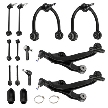 14x Front Upper Lower Control Arms compatible for Jeep Commander Grand Cherokee 2005-2010