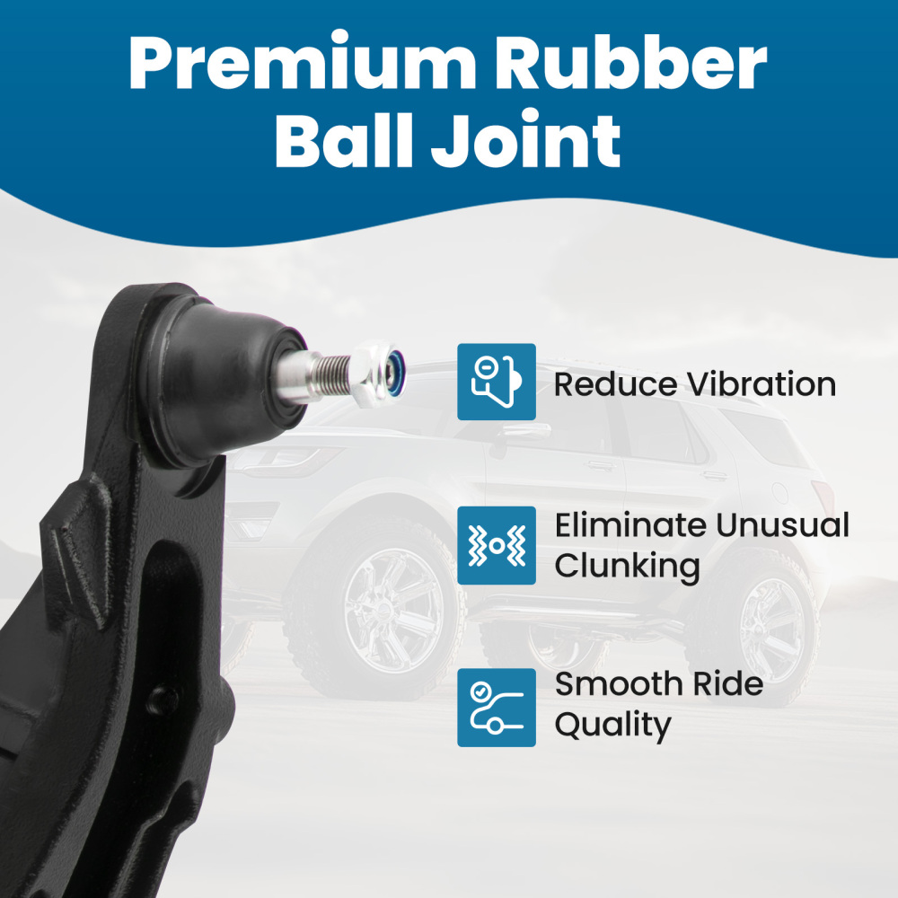 14x Front Upper Lower Control Arms compatible for Jeep Commander Grand Cherokee 2005-2010