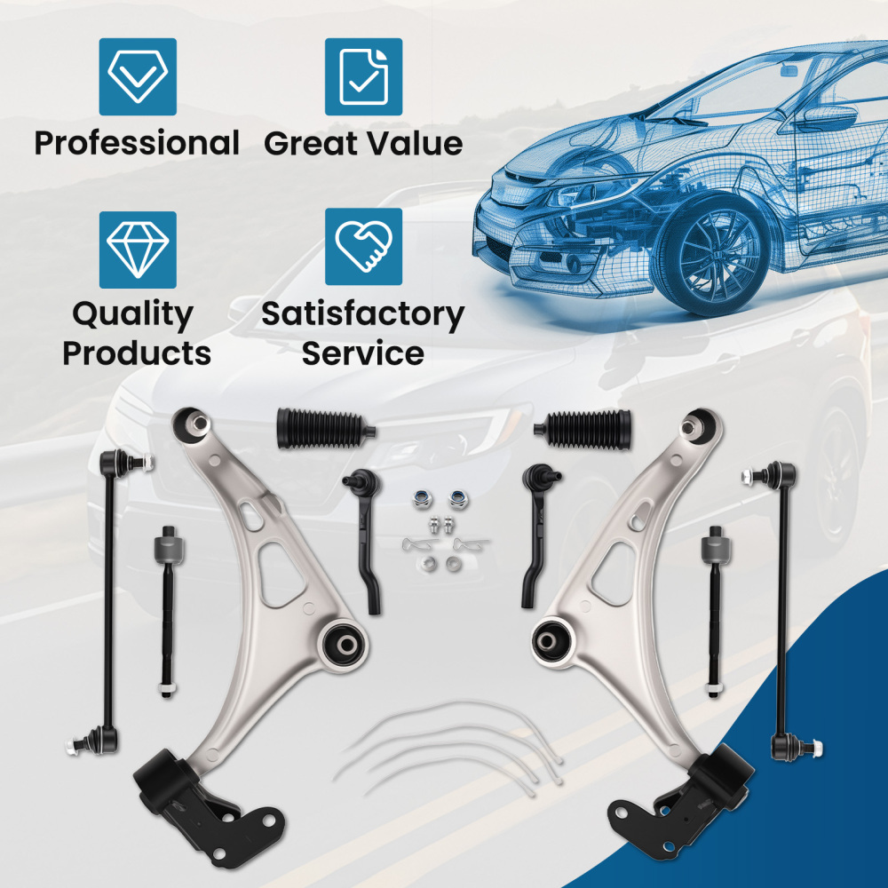 maXpeedingrods 10Pcs Suspension Kit Compatible for Honda Pilot 2016-2021, Honda Ridgeline 2019-2021