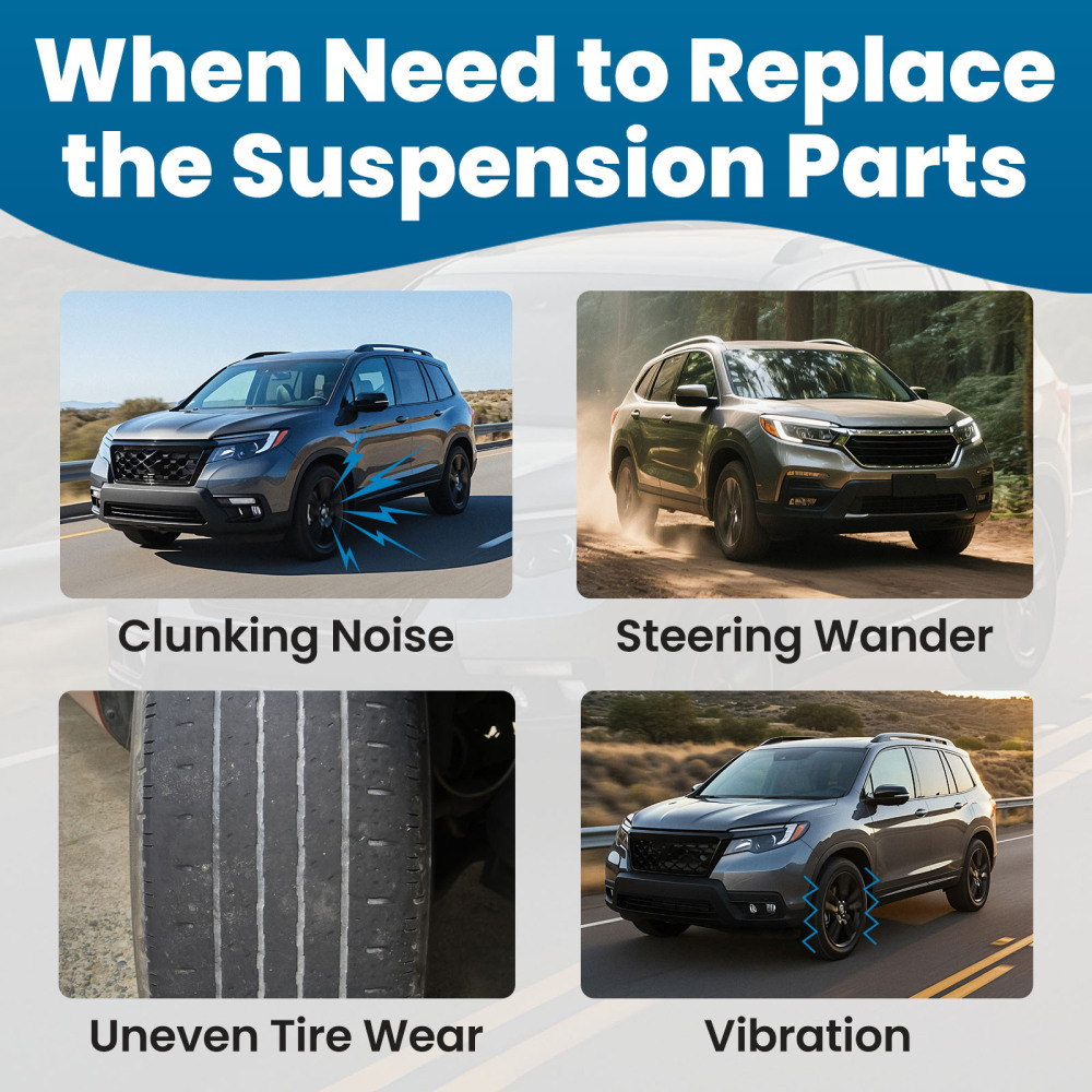 maXpeedingrods 10Pcs Suspension Kit Compatible for Honda Pilot 2016-2021, Honda Ridgeline 2019-2021