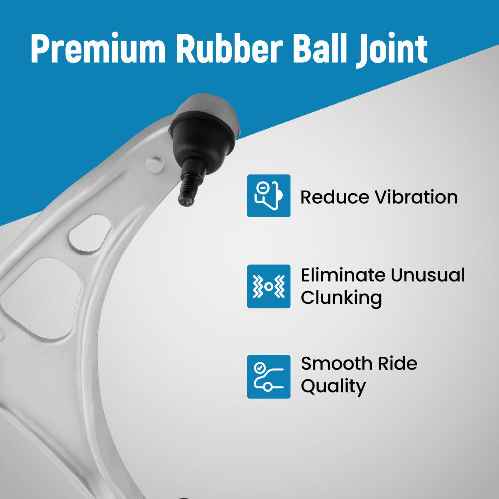 6x Front Lower Control Arms Tie Rods Kit compatible for Acura MDX 2014-20 Pilot 2016-21