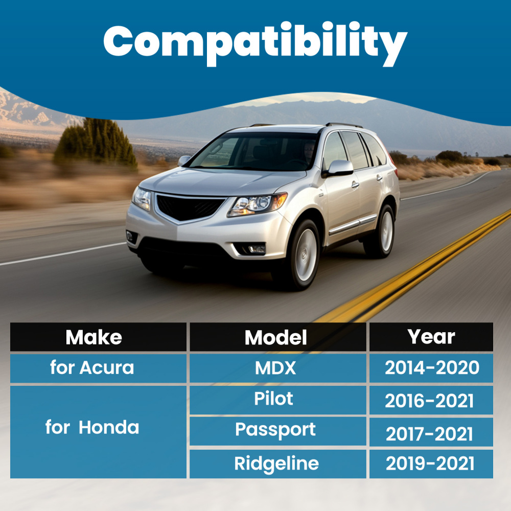 6x Front Lower Control Arms Tie Rods Kit compatible for Acura MDX 2014-20 Pilot 2016-21