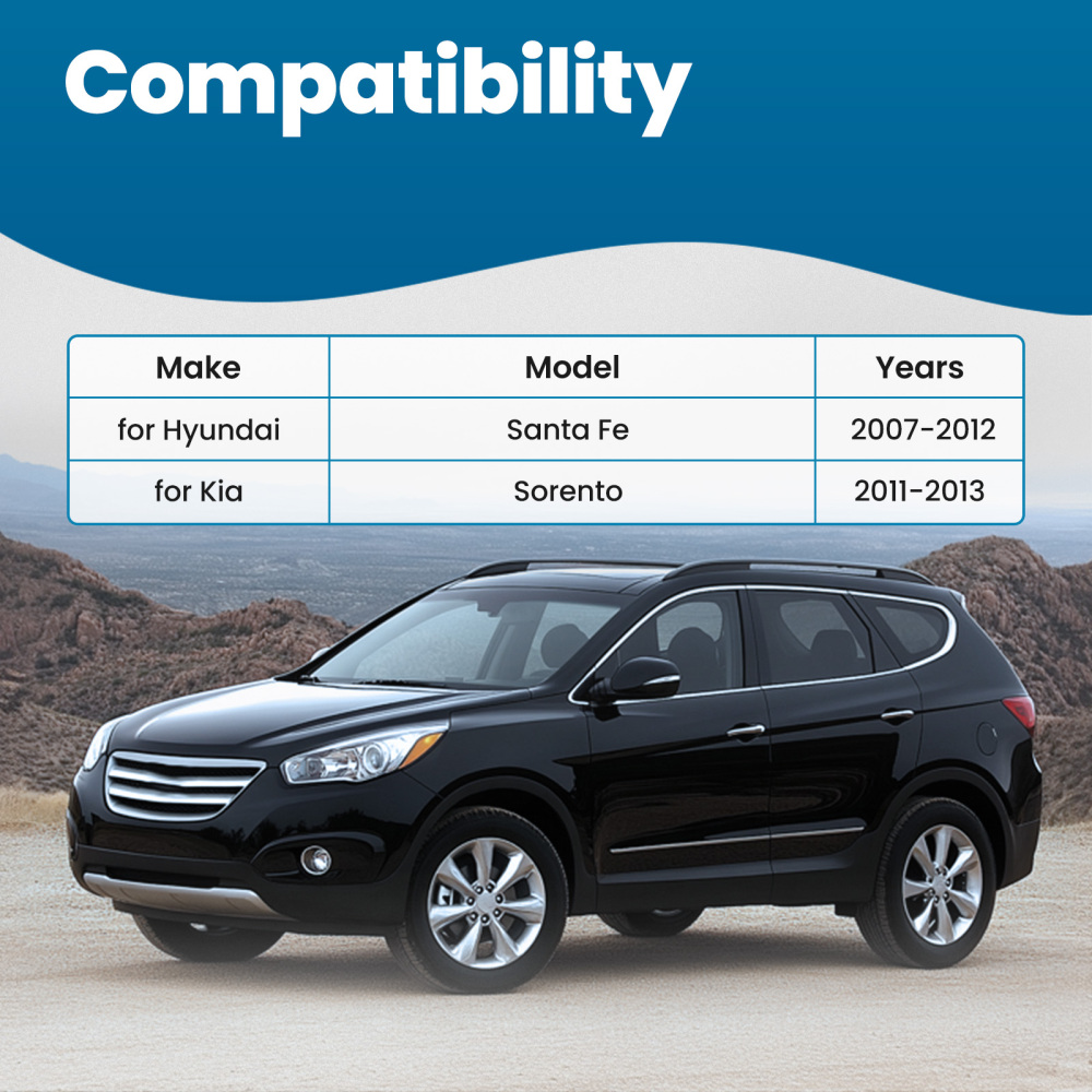 Front Lower Control Arm Ball Joint compatible for Hyundai Santa Fe 2007-12 compatible for Kia Sorento 2013