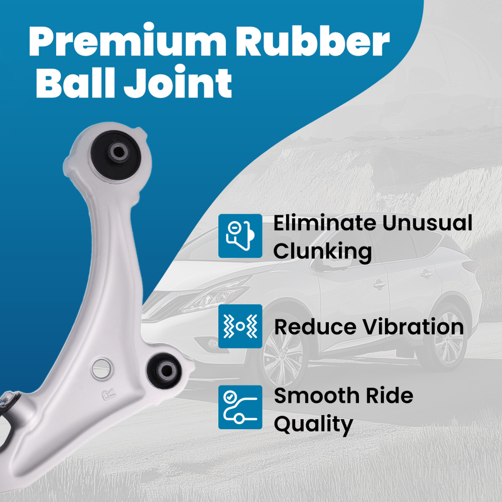 2Pcs Front Lower Control Arms w/ Ball Joints compatible for Nissan Murano 2009-2014 LH RH