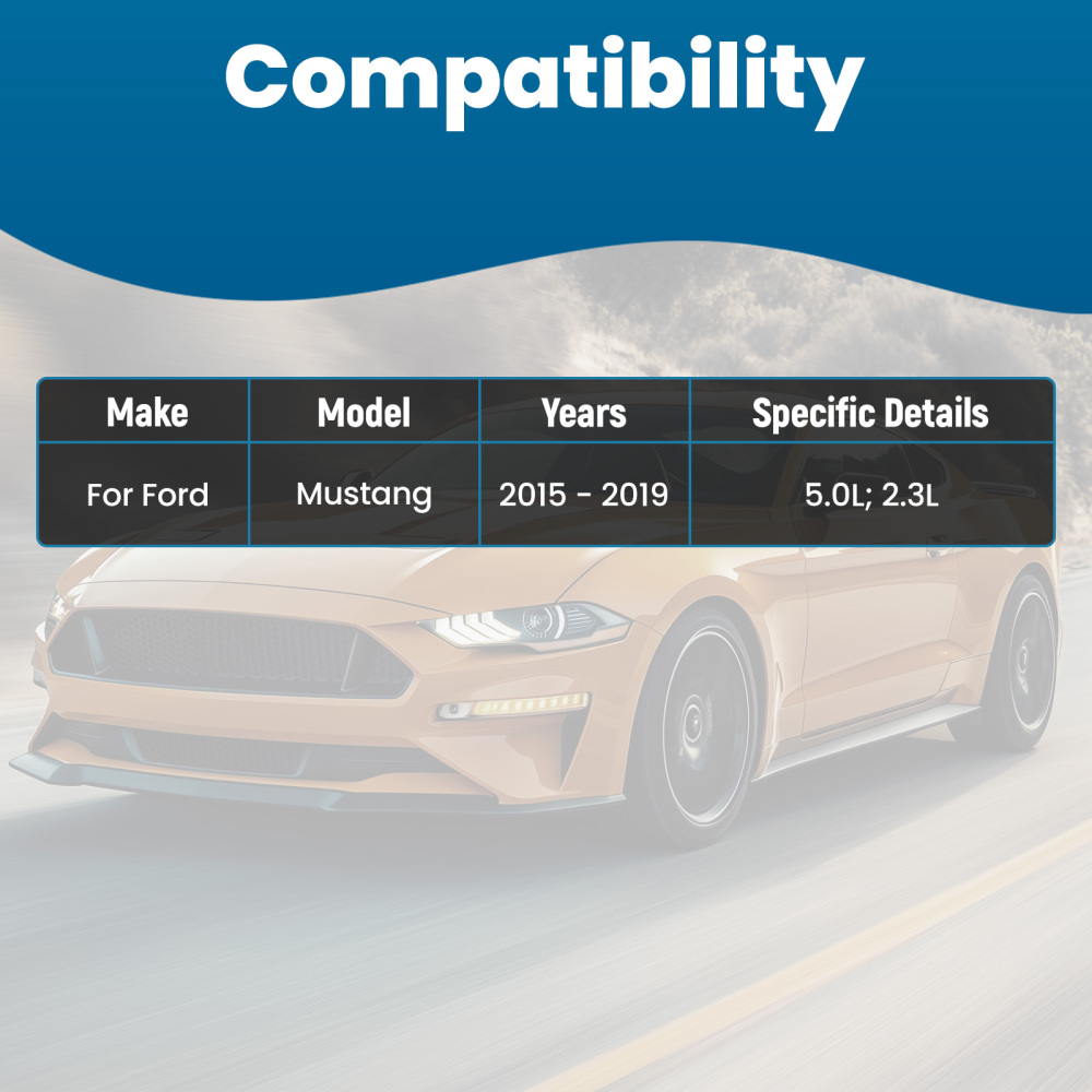 8x Front Lower Control Arms Tie Rods Sway Bars compatible for Ford Mustang 2015 - 2019