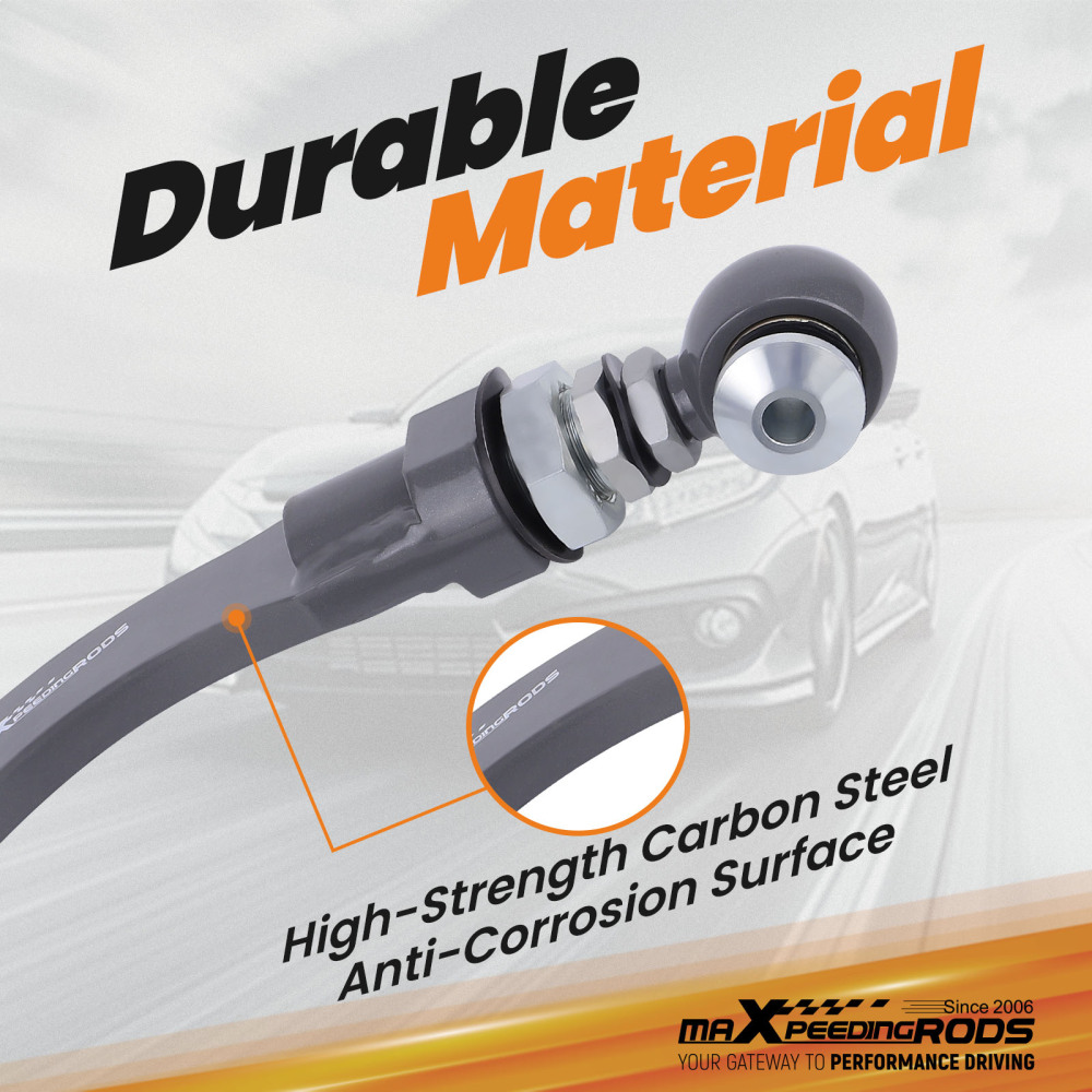 MaXpeedingrods Adjustable Rear Camber Arms Kit For 2015-2023 compatible for Ford Mustang Edge