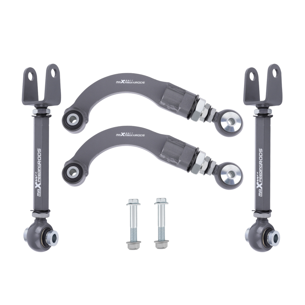 4pcs Adjustable Rear Camber Toe Arms Kit LeftRight For 2015-2023 compatible for Ford Mustang